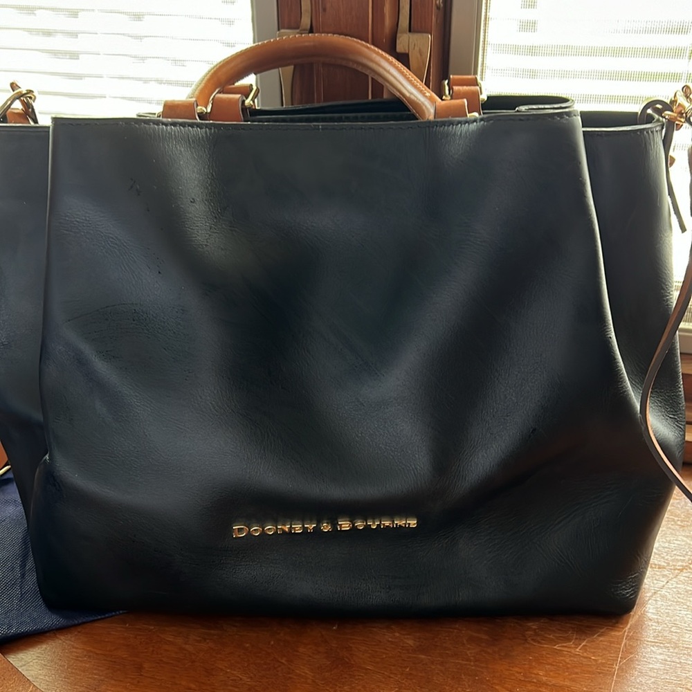 Dooney & Bourke Black Leather Tote